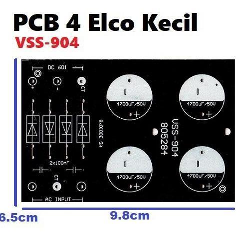 SC PCB 4 ELCO KECIL 904 PCB POWER SUPPLY POWER BANK UNTUK 4 ELCO KECIL