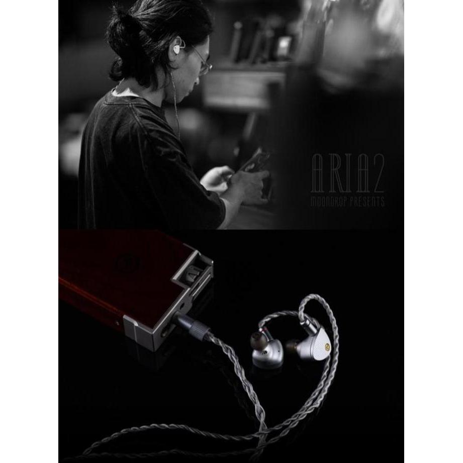 Promo Earphone Moondrop ARIA II ARIA-II ARIA 2 ARIA-2 Diaphragm Driver IEM Diskon