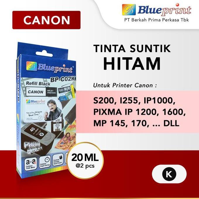 Tinta Suntik / Tinta Refill Canon BLUEPRINT For Printer Canon Black