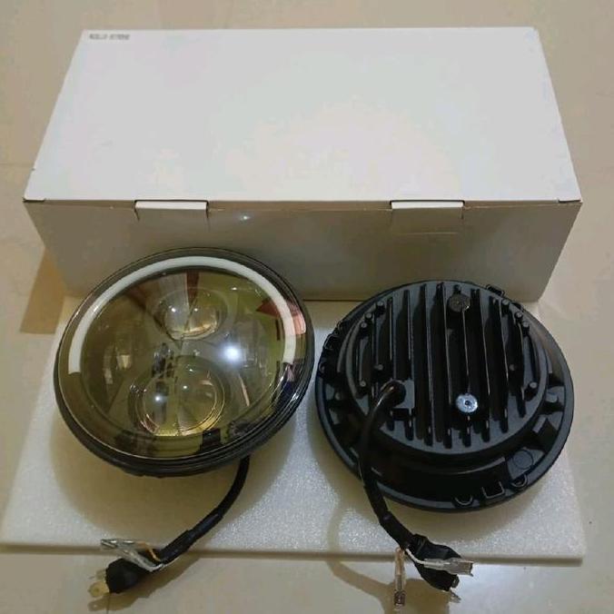 Lampu Led Headlamp 7inch Jeep Jimny Rubicon Hardtop Harga Sepasang - Headlamp Jeep 7inch - Headlamp 