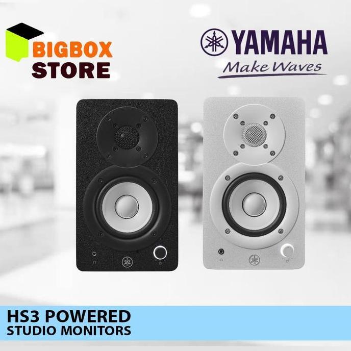 Promo Yamaha Studio monitor Speaker HS-3 / HS 3 / HS3 Diskon