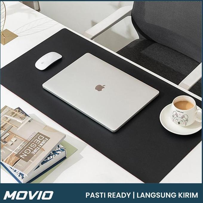 Bara_Vans - Movio Leather Desk Mat - Alas Laptop Meja Kerja Kulit Pu Mouse Pad Xl