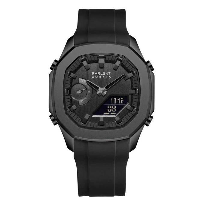 Vintage- Jam Tangan Pria Parlent Gallant Hybrid Rubber