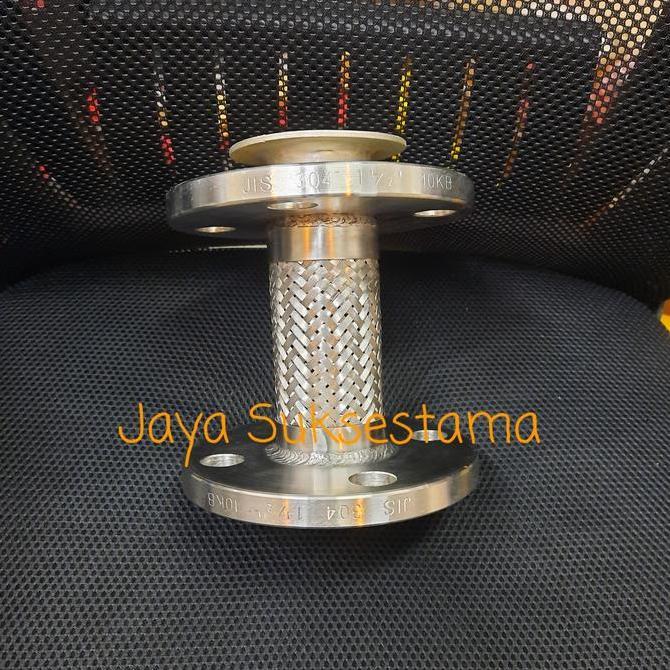 FLEXIBLE METAL HOSE 1 1/2" INCH SUS 304 FLEXIBLE JOINT SS 1.5 INCH DISKON