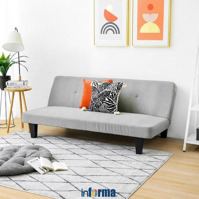 Informa Martis Oakland Sofa Bed Fabric Tempat Duduk Multifungsi Sofa Tidur 2In1 Kursi Santai Serbagu
