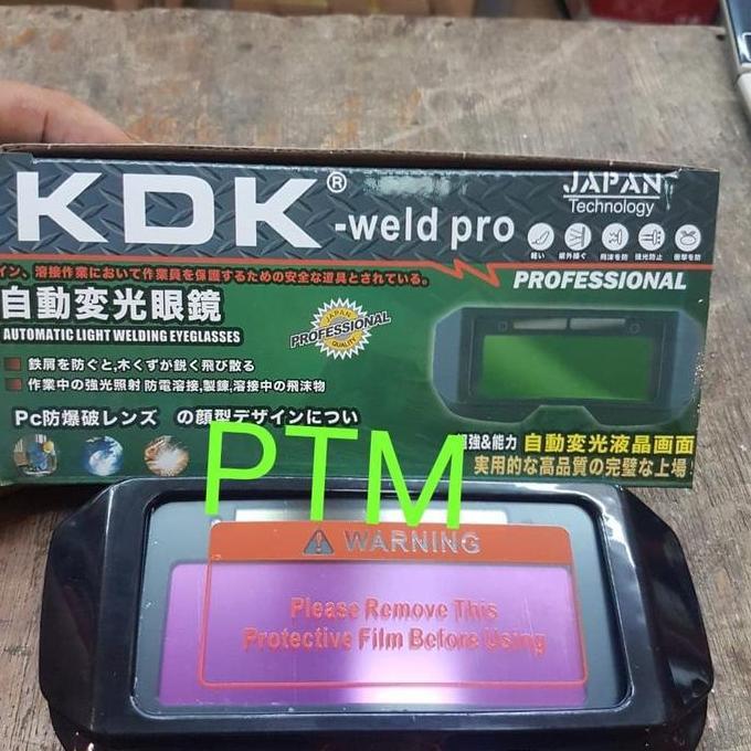 Wero- Kacamata Las Otomatis Kdk / Kaca Mata Las Auto Dark Kdk Weld