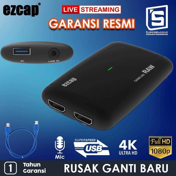 Tron- Ezcap 321 Game Raw 4K Capture Streaming Game Capture