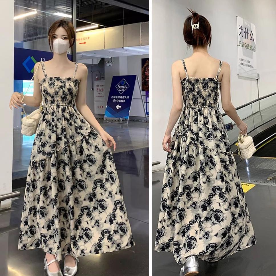 Dress Pantai Panjang Skirt Korean Dress Premium Summer/Long Dress Pantai Bali Rok Pelangi/Baju Terus
