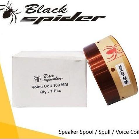 SPULL / VOICE COIL BS 100 18" / SPOL SPOOL SPEAKER 18 INCH BLACK SPIDER 100MM SPOL 18INCH
