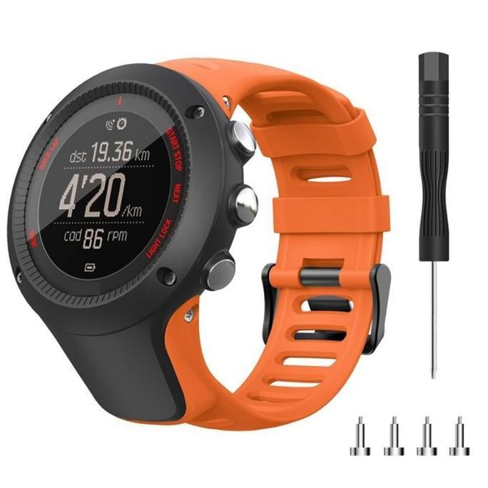 STRAP SUUNTO STRAP BAND TALI JAM SUUNTO AMBIT 1 AMBIT 2 AMBIT 3 - ORANGE BEST SELLER