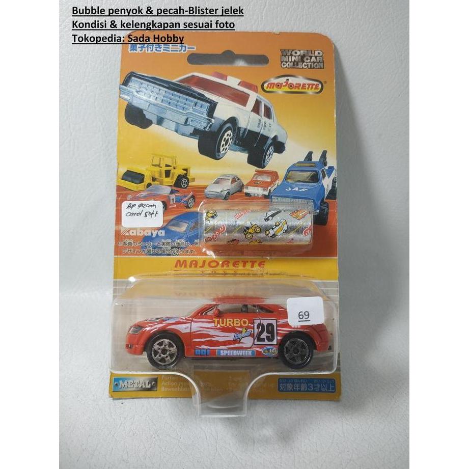 DIECAST MAJORETTE KABAYA AUDI TT MERAH S2025