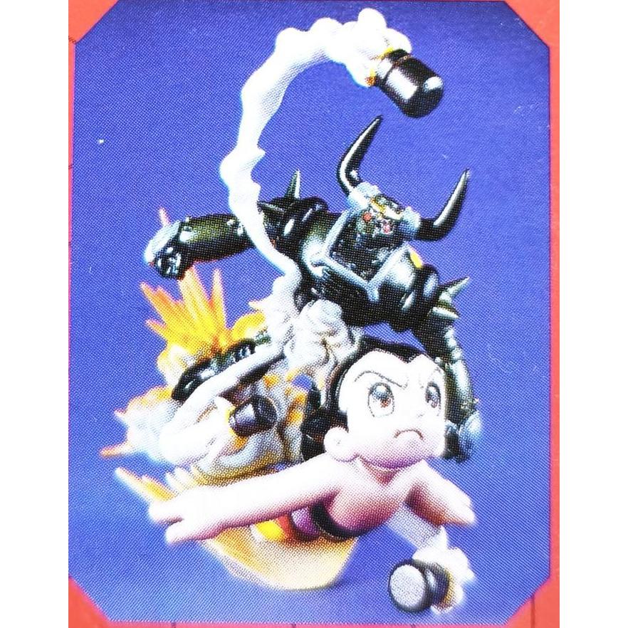 KAIYODO ASTRO BOY "KT FIGURE COLLECTION" TRADING FIGURE VIGNETTE ASTRO BOY FIGHTING A PLUTO BNOB S20