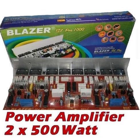 KIT POWER AMPLIFIER BLAZER 2X500W STEREO (1000W) 2 X 500 WATT + PROTEKTOR TRASISTOR FINAL SANKEN ASL