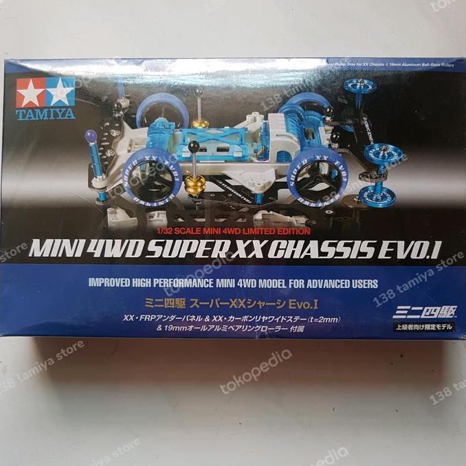 TAMIYA 94780 MINI 4WD SUPER XX CHASIS EVO 1