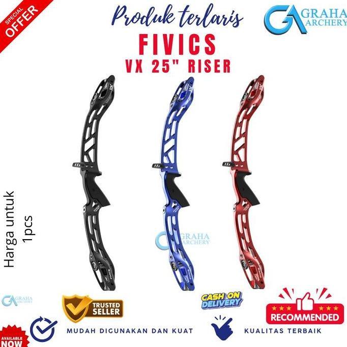 RISER FIVICS VX / RISER RECURVE / RISER BAREBOW / BUSUR PANAH/ ALAT PANAHAN / BUSUR PANAH PROFESIONA