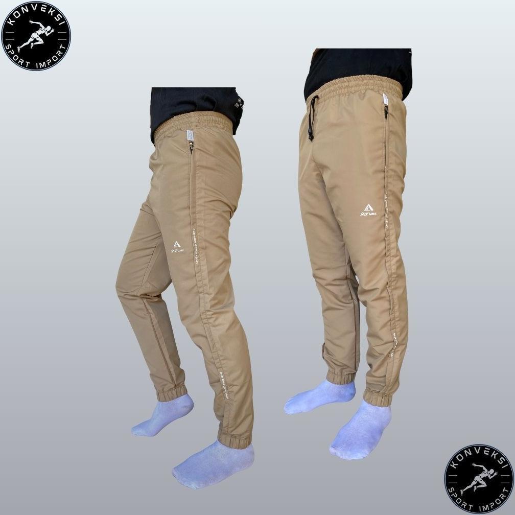 Free Ongkir Celana Panjang Olahraga Parasut Import Pria Wanita Training Jogger Original Premium