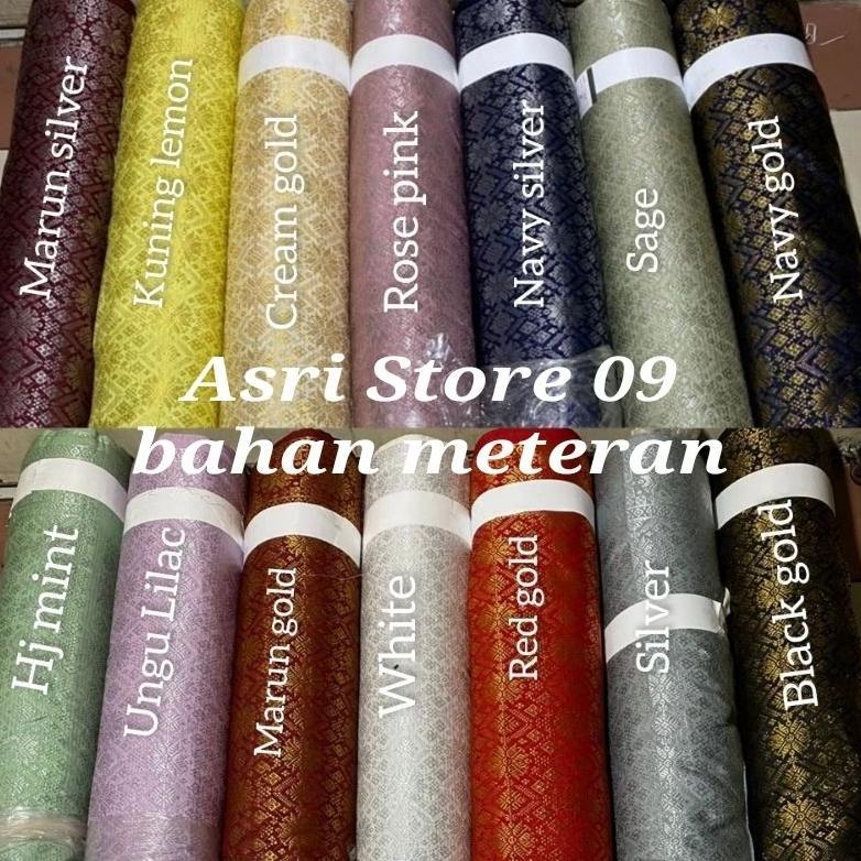 Terlaris Bahan Kain Songket/ Bahan Songket/ Bahan Meteran Songket Palembang/Meteran Songket/Bahan Me