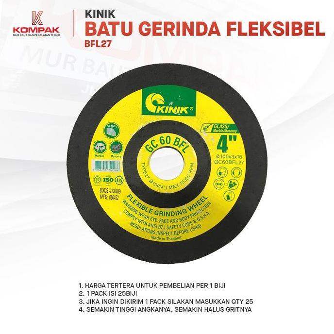Pilihan - Kinik Gc Flexibel Gerinda Penghalus Pinggulan Granit Marmer