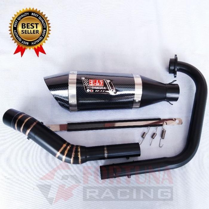KNALPOT RACING BASS ADEM YOSHIMURA R11 BLACK DOFF, CBR 150R VIXION SATRIA FU CB150R SONIC MX NEW 135