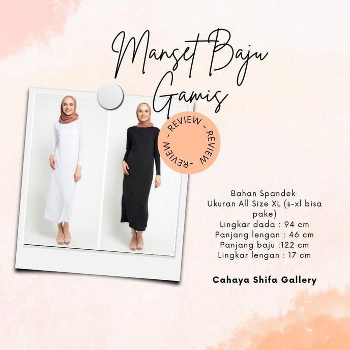 Dress- Baju Gamis / Daleman Baju Gamis Dres Panjang Polos Long Dress
