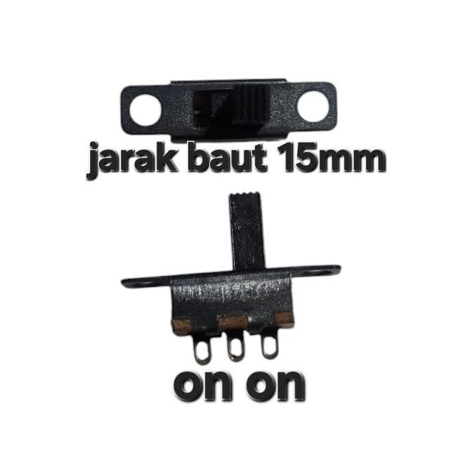HIMAX ( SAKLAR GESER )   ON OFF SWITH SWITCH DORONG STAVOL STABILIZER 110V ON ON 3P KAKI 3 PIN 4PIN 