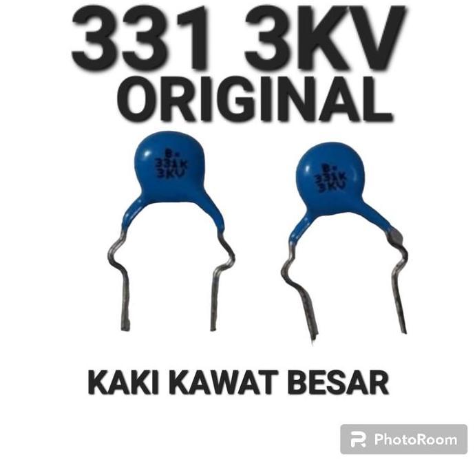 HIMAX KAPASITOR CAPASITOR 331 3KV 3000V 3.000V 2KV 1KV 2000V 1000V