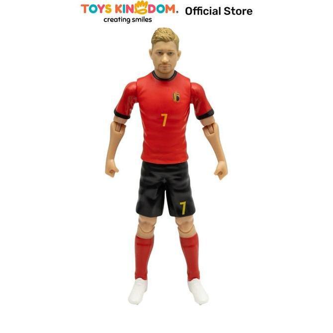 Toys Kingdom Top Gear Banbo Action Figure Sockers Kevin De Bruyne Belgia 20 cm - Merah/Hitam Figur M
