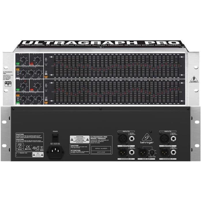 BEHRINGER FBQ-6200 HD / FBQ6200 HD BAND EQUALIZER ORIGINAL ORIGINAL DAN TERPERCAYA