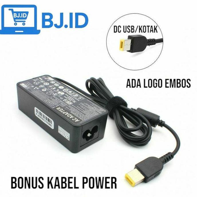 lapakkibo - adaptor charger for laptop thinkpad x240 x240s x250 x260 65w laptop