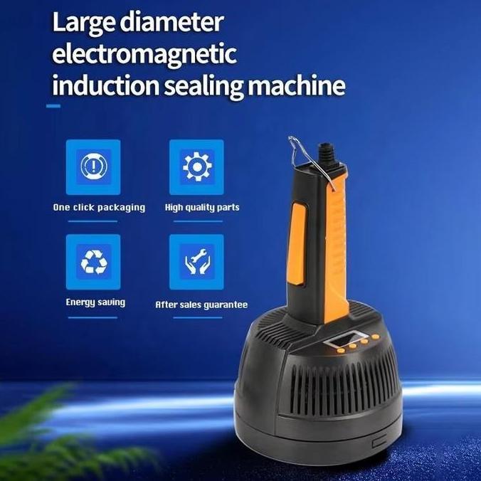 Sealer Botol Plastik terintegrasi mesin penyegel elektromagnetik Foil Induksi Portabel