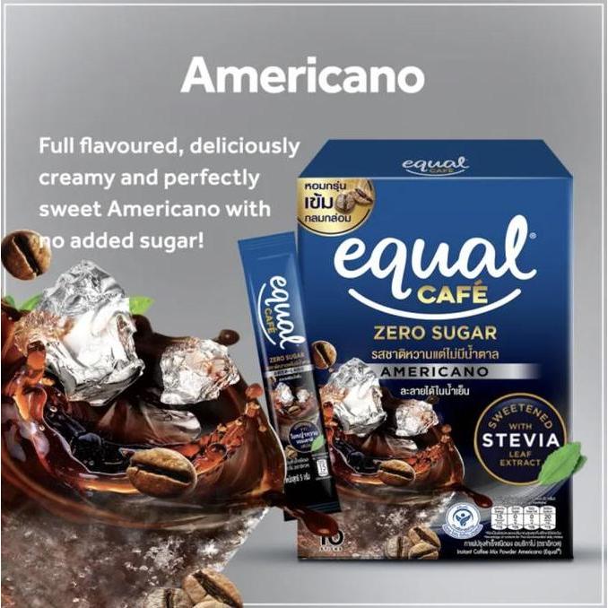 EQUAL Coffee | No Sugar Added Instant Coffee Mix | Kopi Equal CAFE