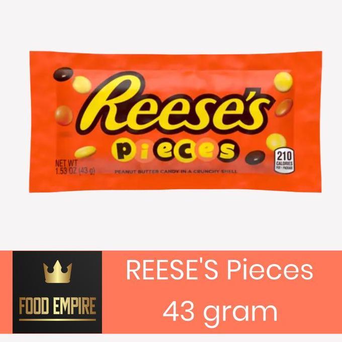 REESE'S Pieces 43 gr | Reeses Peanut Butter Candy in a Crunchy Shell