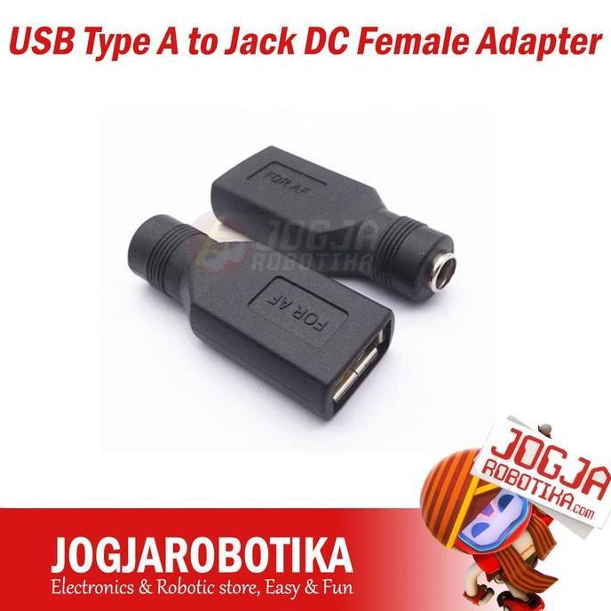 Female Usb Type A To Jack Dc Female Adapter