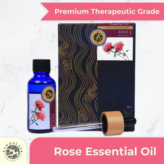 ROSE Premium Essential Oil 100% Pure Murni Minyak Atsiri Bunga Mawar