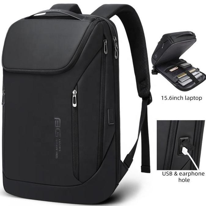 abelhandi711 - bange bg2517 tas ransel pria laptop kerja backpack pria usb 15.6 inch