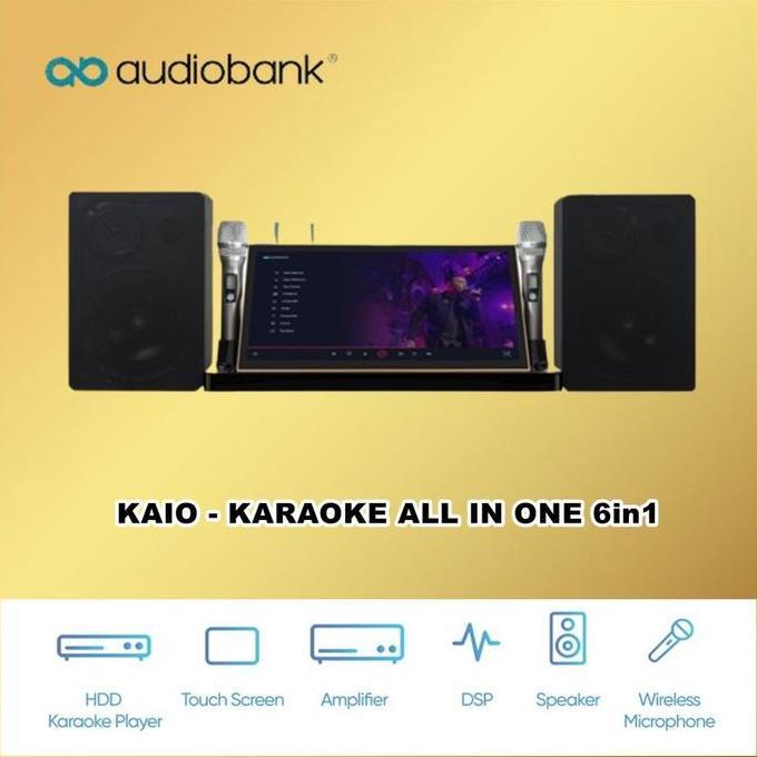 spajimanliee - audiobank kaio karaoke all in one professional system audio bank kaio led speakers