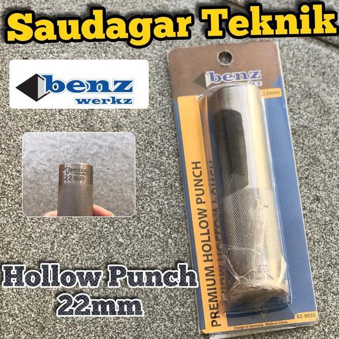 Hollow Punch Benz 22Mm Plong Pembuat Lubang Plong Pembolong Plat 22 Mm