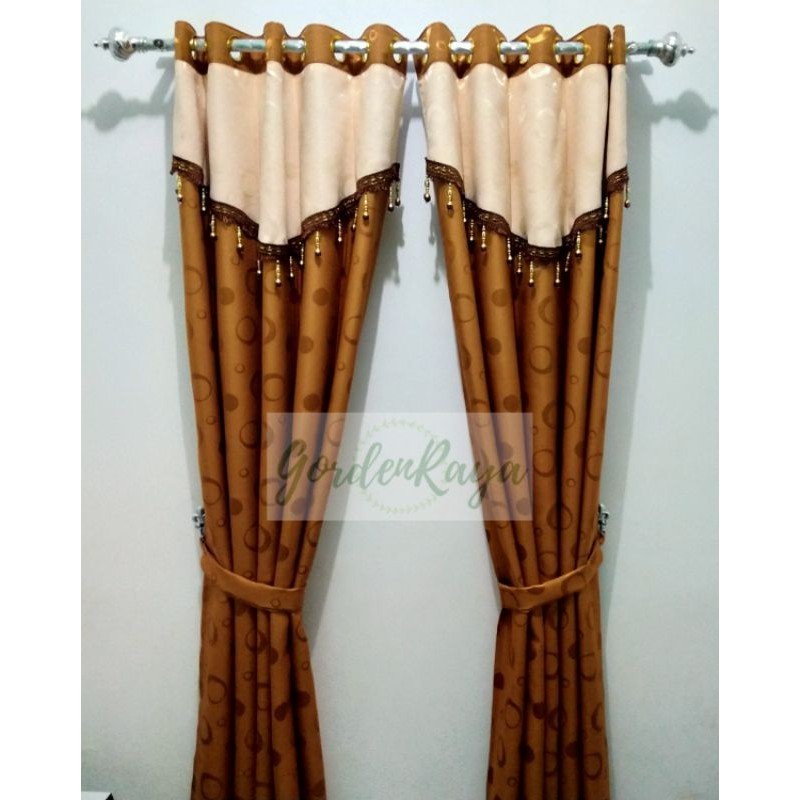 PROMO GORDEN PONI RENDA KRISTAL TIRAI JENDELA PINTU PONI RENDA KRISTAL EMBOS MURAH