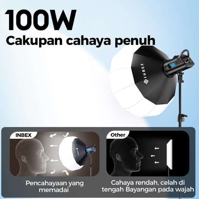 Studio- Inbex Collapsible Lantern Softbox Paket Studio Lhtstand Lampu