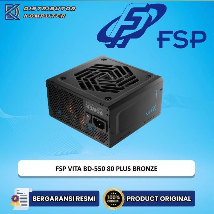 FSP POWER SUPPLY VITA BD-550 / FSP VITA 550BD / FSP VITA BD550 80+ BRONZE - 550W Diskon