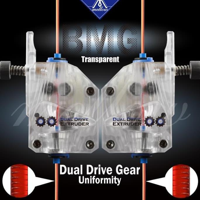 TERMURAH - Mellow Bowden Extruder NF Bmg Extruder Btech Dual Drive Extruder