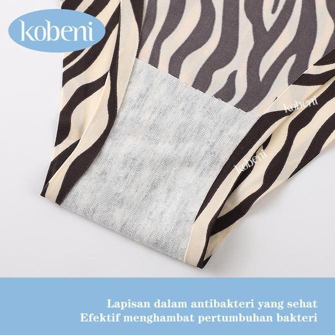 Change- Kobeni Seamless Celana Dalam Nita Panties Sexy Leopard Cd Seamless Pasangan Model Coconut-Se
