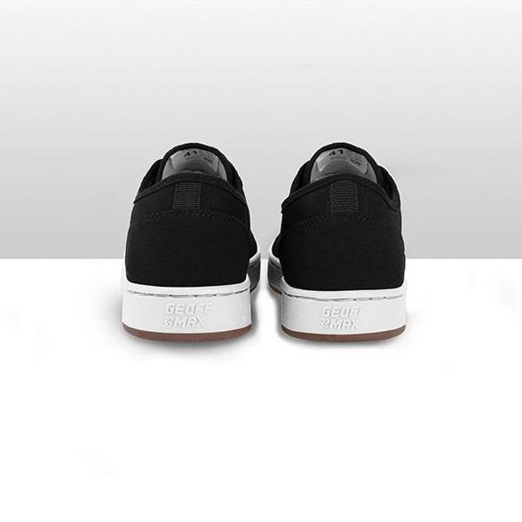 Shoesmen- Geoff Max - Dublin Black White Sepatu Kanvas Casual Pria Nita Unisex Sepatu Sekolah Kuliah