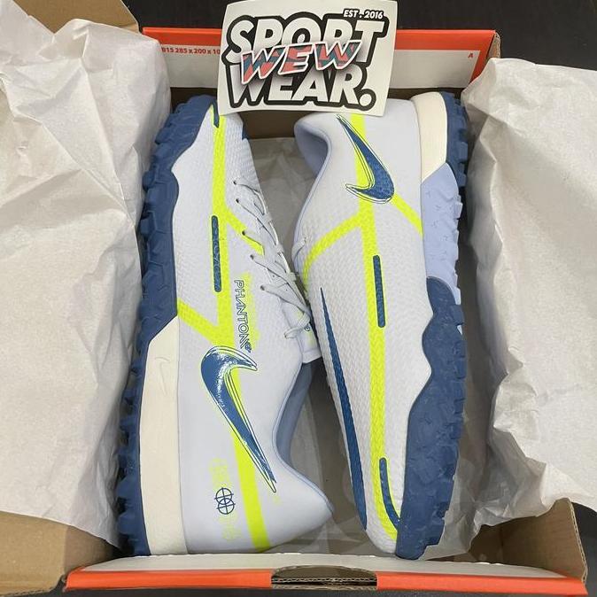'' SEPATU FUTSAL NIKE PHANTOM GT2 ACADEMY TURF FOOTBALL GREY BNIB ''