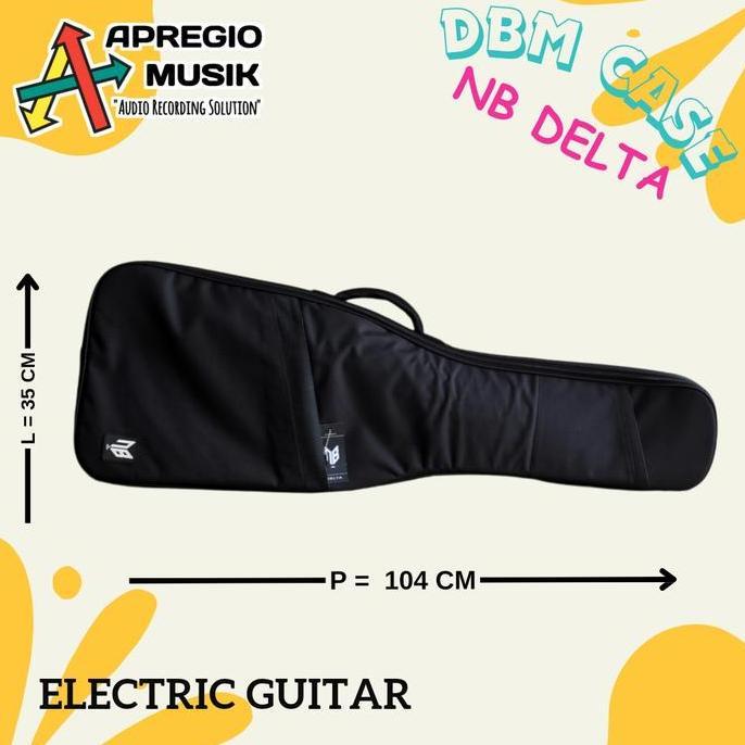DBM Case NB Delta Softcase Gigbag Electric Tas gitar Elektrik Original