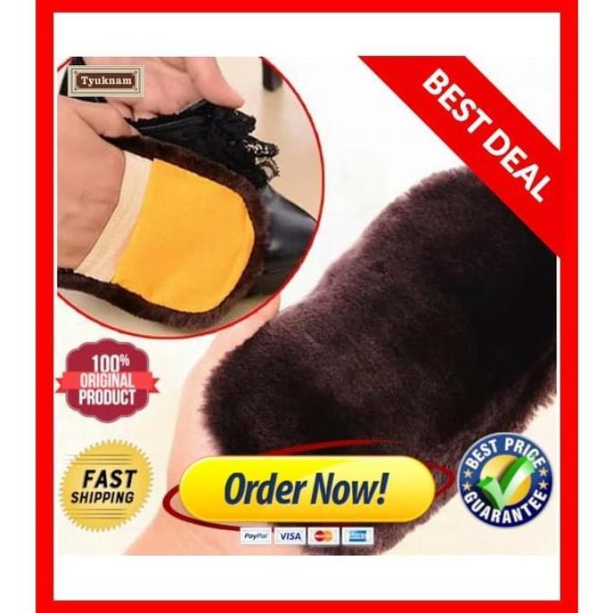 FARIEDAE Sikat Semir Sepatu / Tas kulit / suede shoe polish - BAHAN WOOL