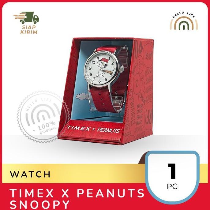 Timex X Peanuts Snoopy - Jam Tangan Original Timex X Peanuts - Snoopy [Hls]