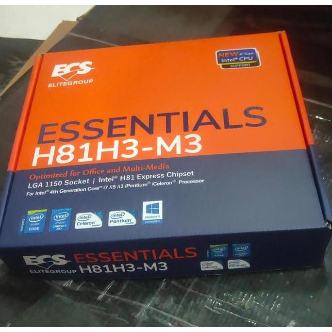 MOTHERBOARD ECS H81H3-M3 LGA 1150 Diskon