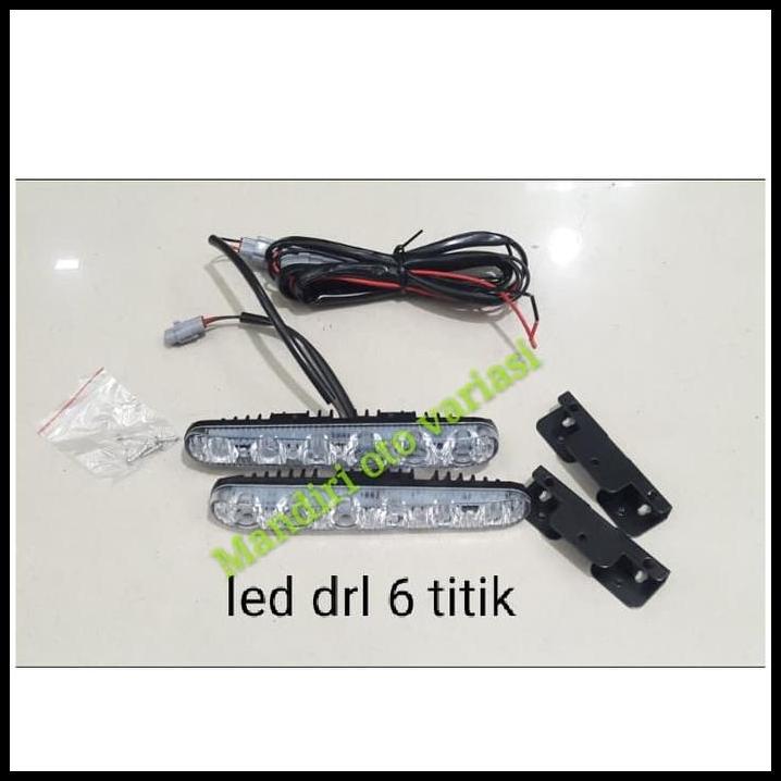 DISKON LAMPU LED DRL MOBIL TOYOTA YARIS 