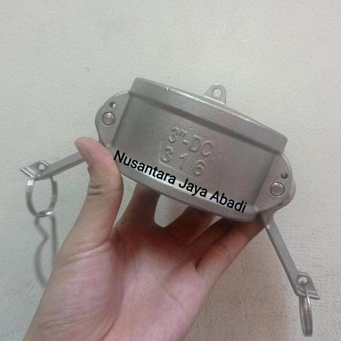 NEW Camlock Stainless 316 DC 3 " inchi Camlock Tutup DC 300